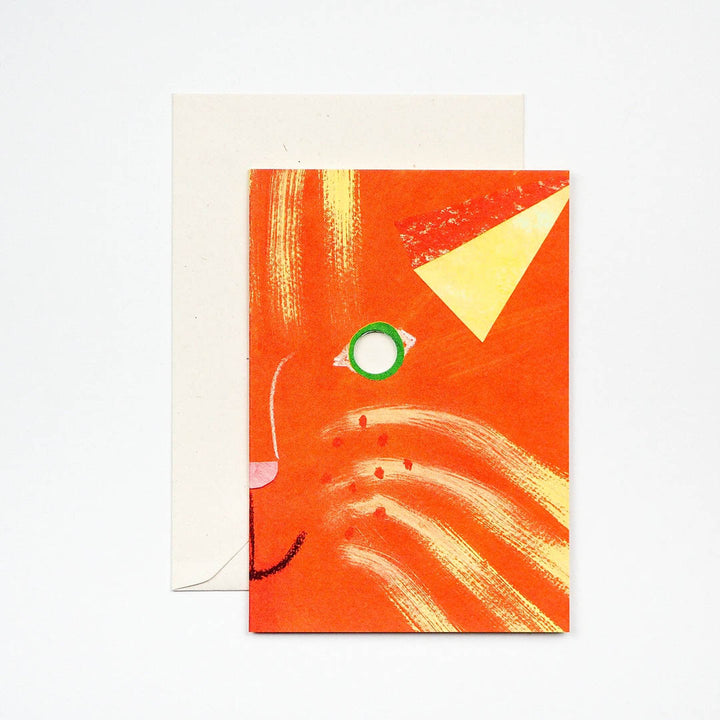 Greeting Card - Cat Mask