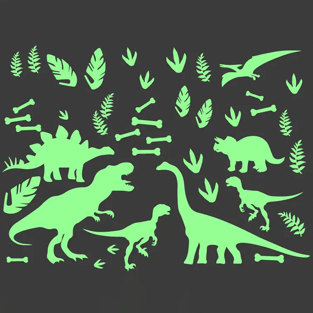 Japanese Glo Stickables Set- Dino