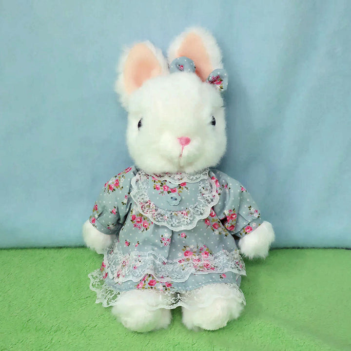 NEW Japanese Easter Bunny Series- White w/ Blue Dress