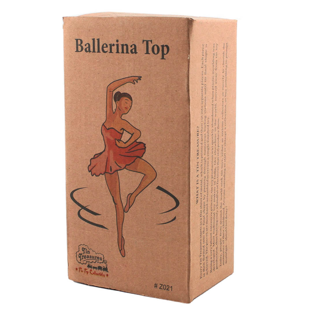 Tin Ballerina Top Toy