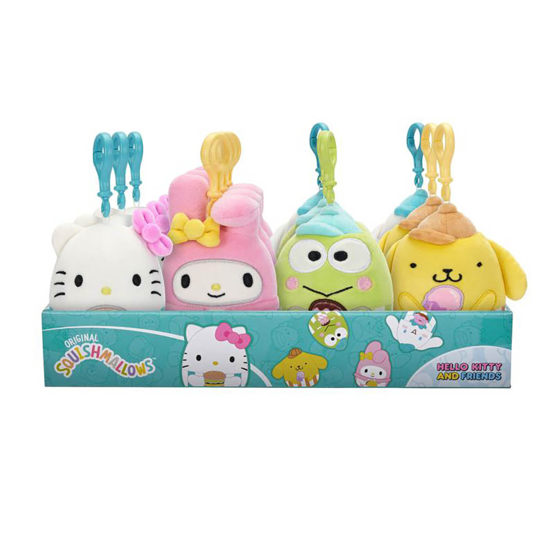 Squishmallows Hello Kitty Food Truck Clips