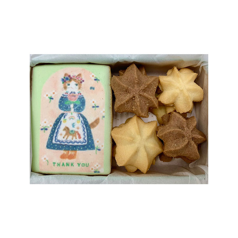 Limited Aiko Fukawa Cookies in Tin - Blue Kitten SHIPS EARLY MARCH!