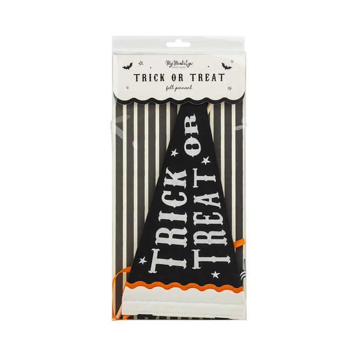 Trick or Treat Felt Pennant