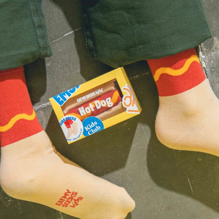 Kid's 3D Socks- Hot Dog