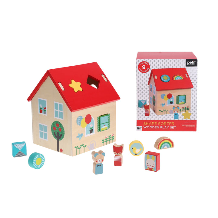 Shape Sorter Wooden Play Set Price