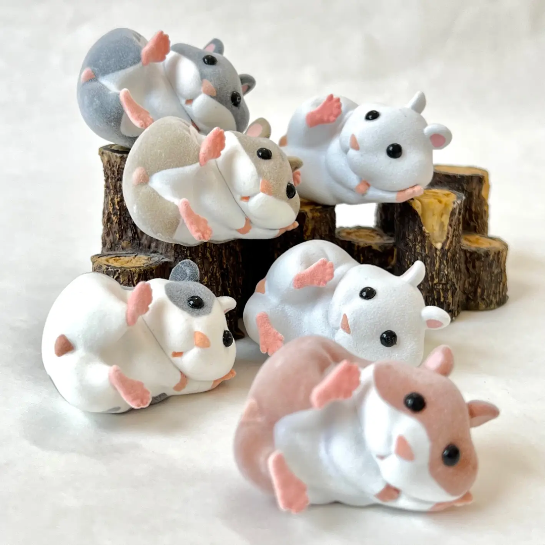 Japanese Blind Capsule- Felt Hamster Figurine Series