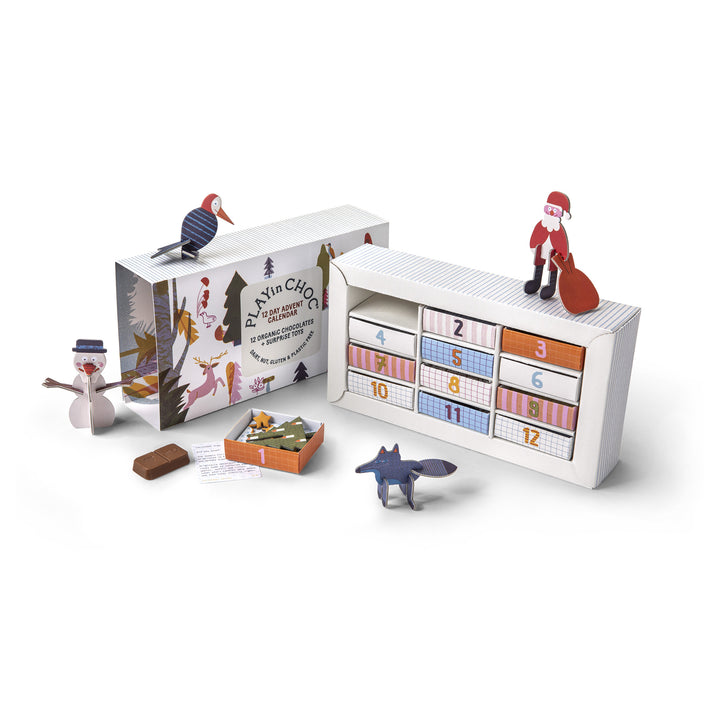 Organic Chocolate 12 Day Christmas Advent Calendar