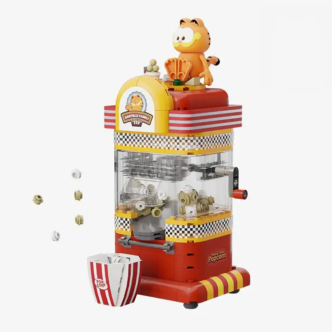 NEW Garfield Funny Machines - Popcorn Machine Toy