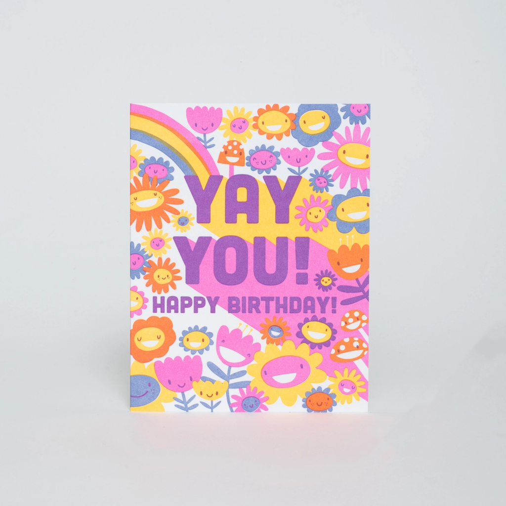 Hello Lucky YAY YOU Birthday Greeting Card
