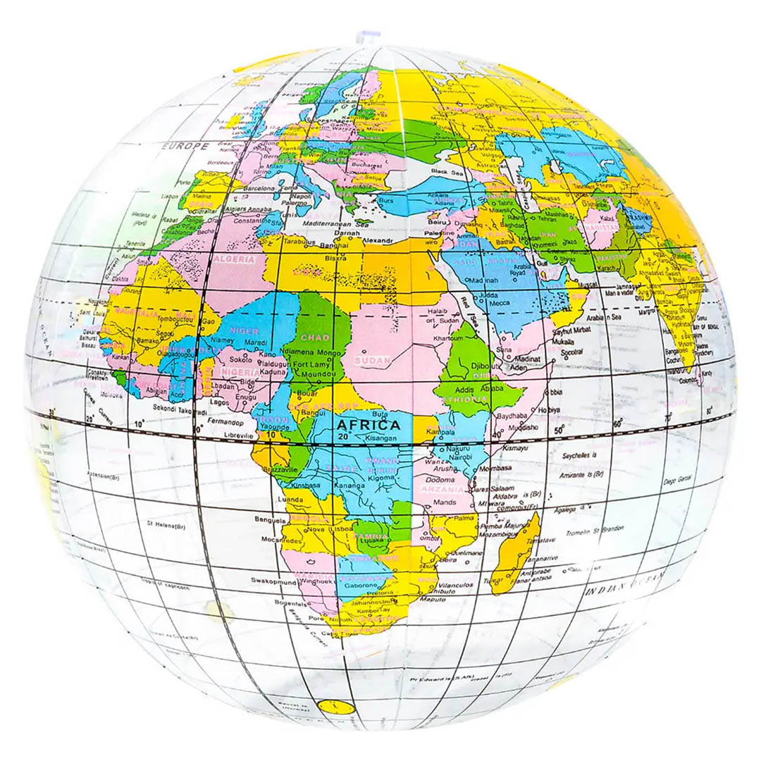 Clear Globe Inflatable Toy 16"