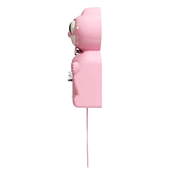 Retro Pink Kitchen Edition Kit Cat Klock