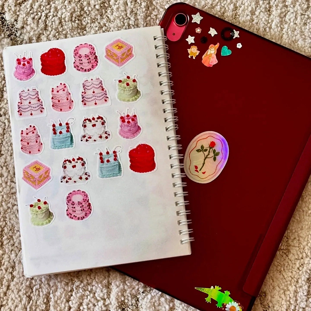 Cakes Washi Flake Stickers
