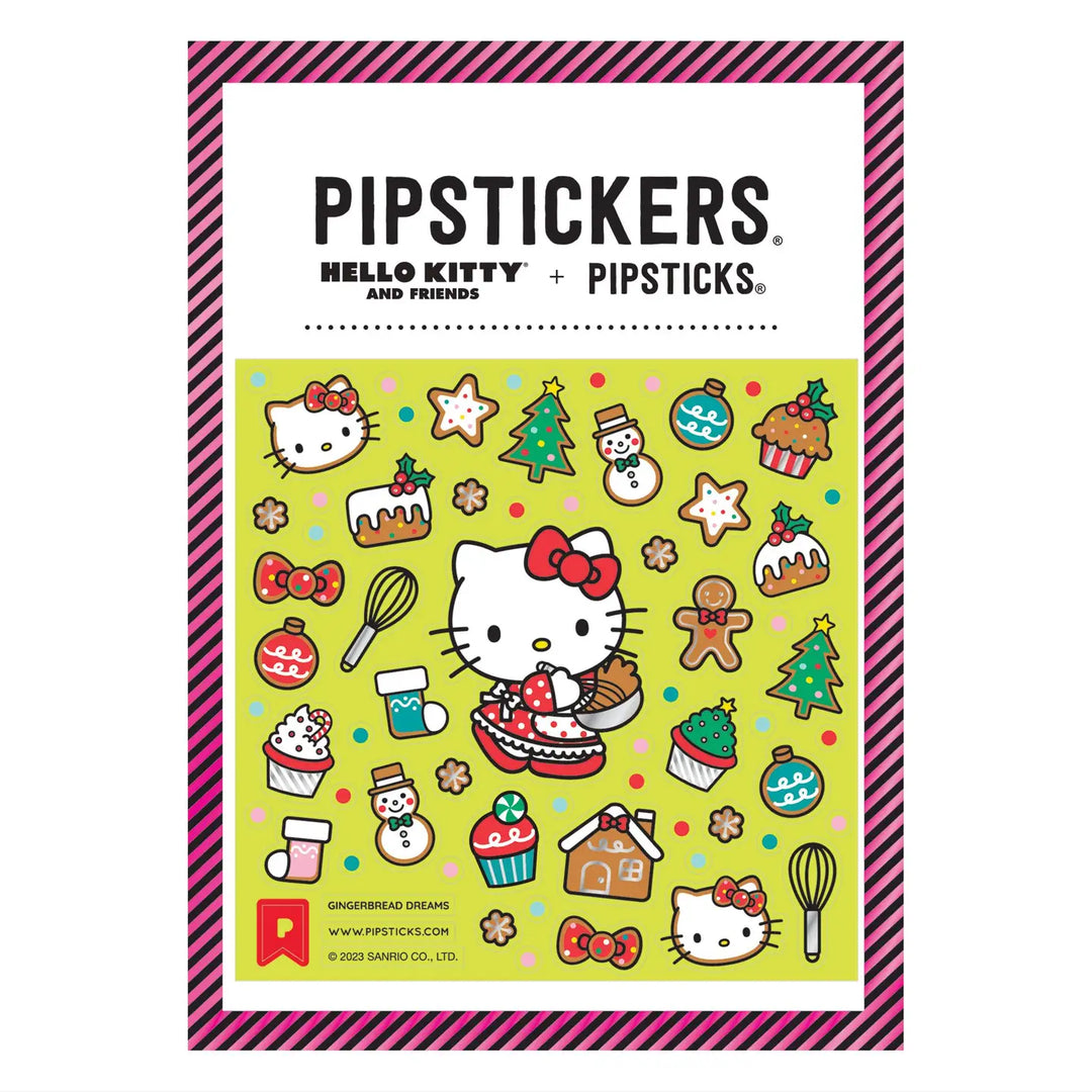 Hello Kitty Gingerbread Dreams Stickers