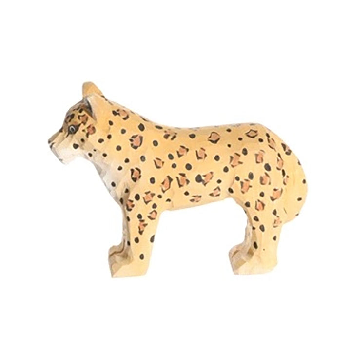 Wooden Leopard Animal Toy