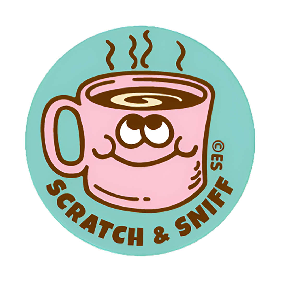 Cup Of Coffee Scratch & Sniff Stickers