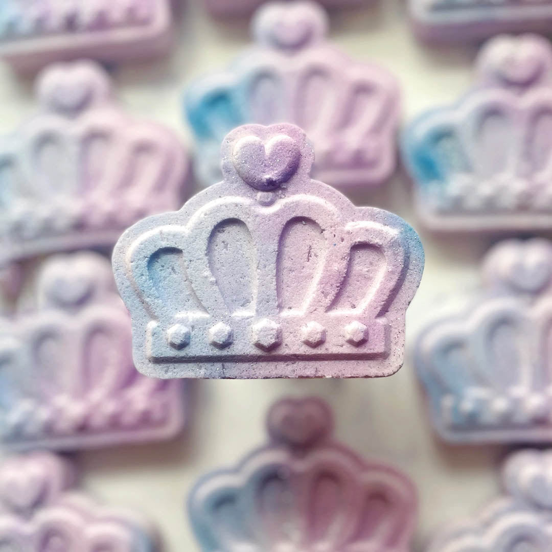Non Toxic All Natural Crown Bath Bomb with Toy!