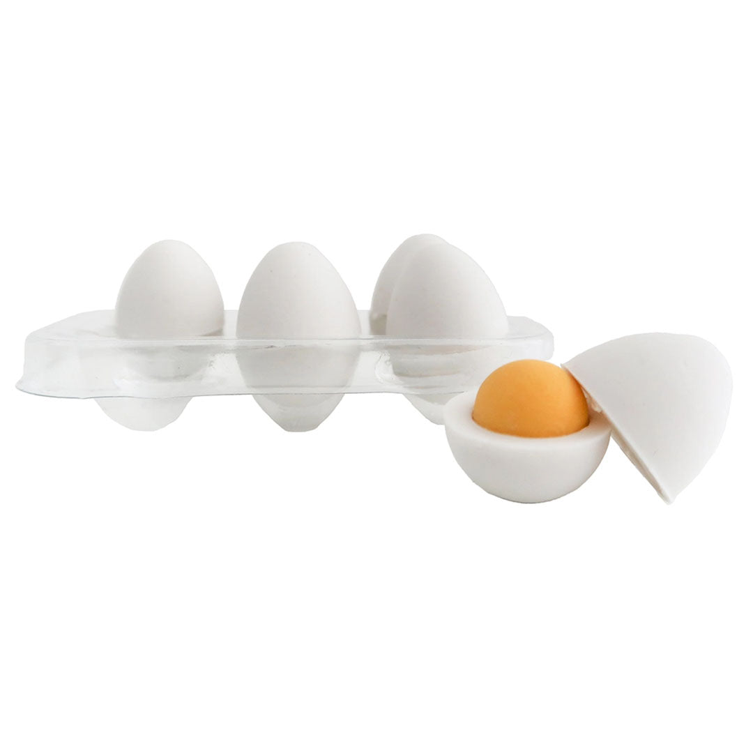 Farm Fresh Egg Carton Eraser Set