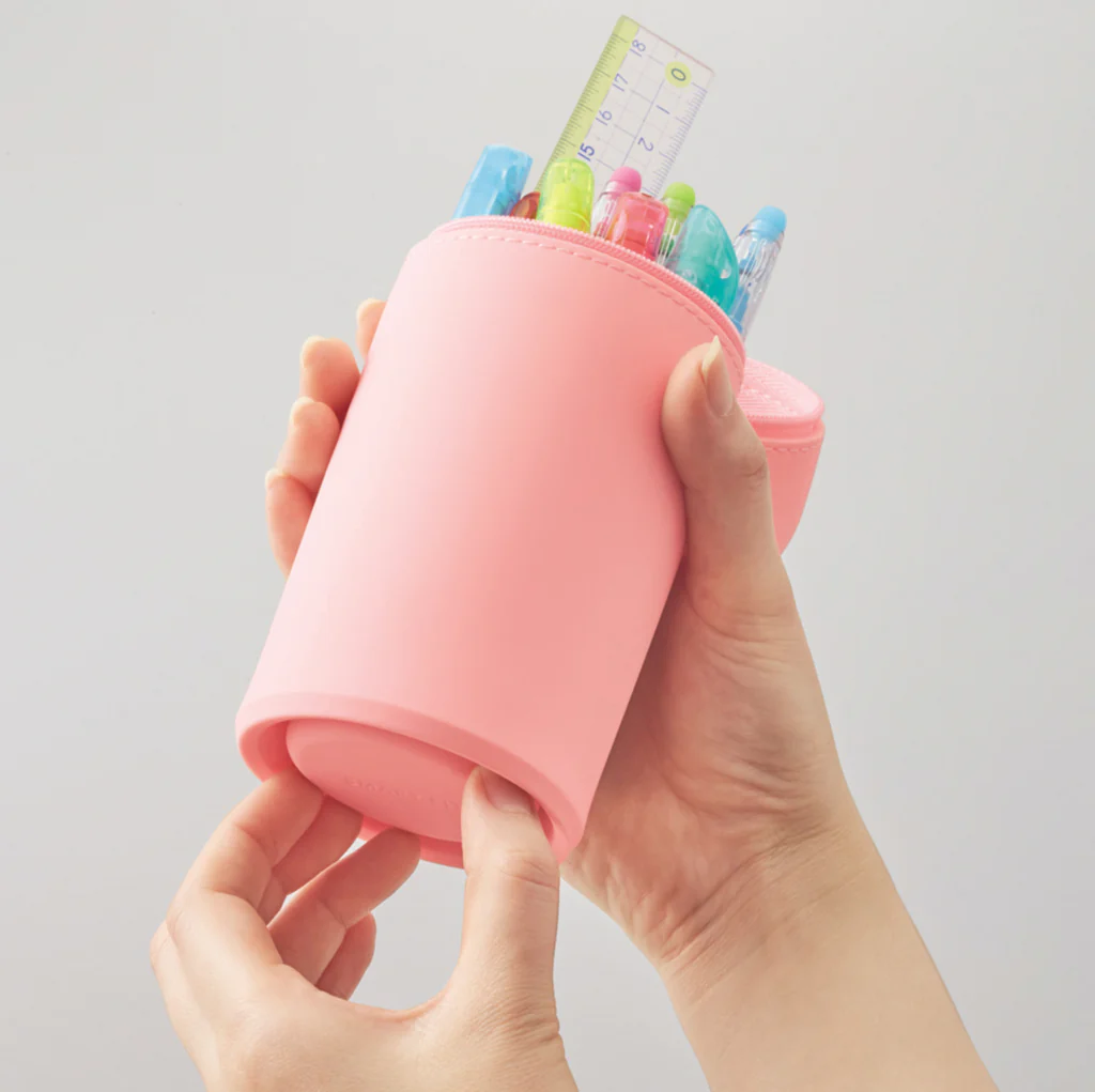 NEW Stand Up Japanese Pencil Case- Pig