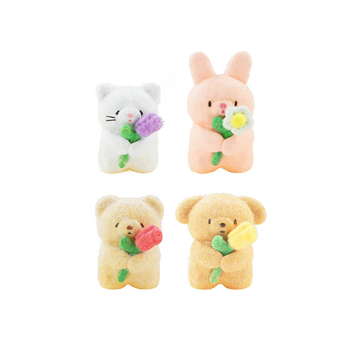 Japanese Blind Box: Fuwa Fuwa Tatton Flocky Mascot w/Flower