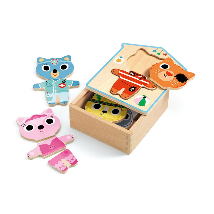 Dressup Mix Wooden Puzzle