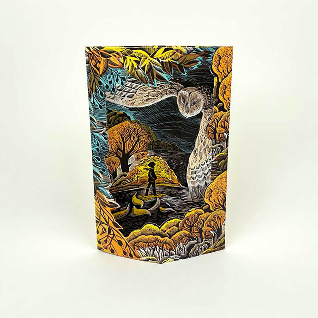 October Owl Die-cut Card