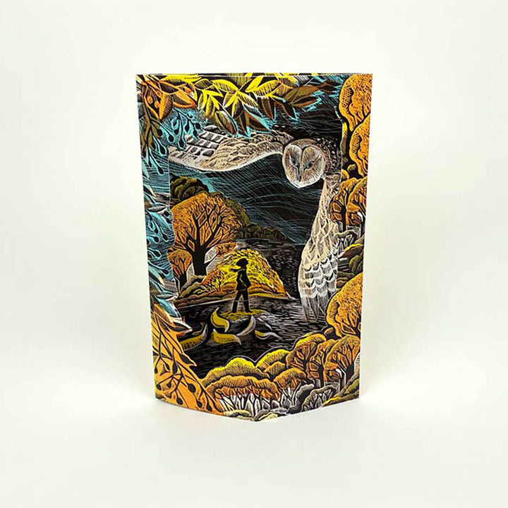 October Owl Die-cut Card