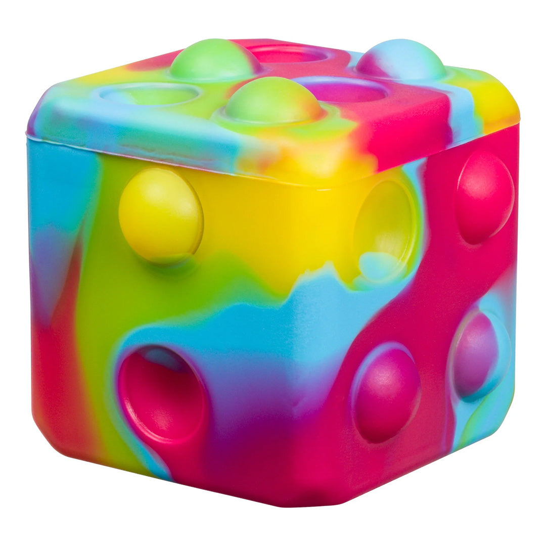 Poppin' Dice - Rainbow Squishy Toy