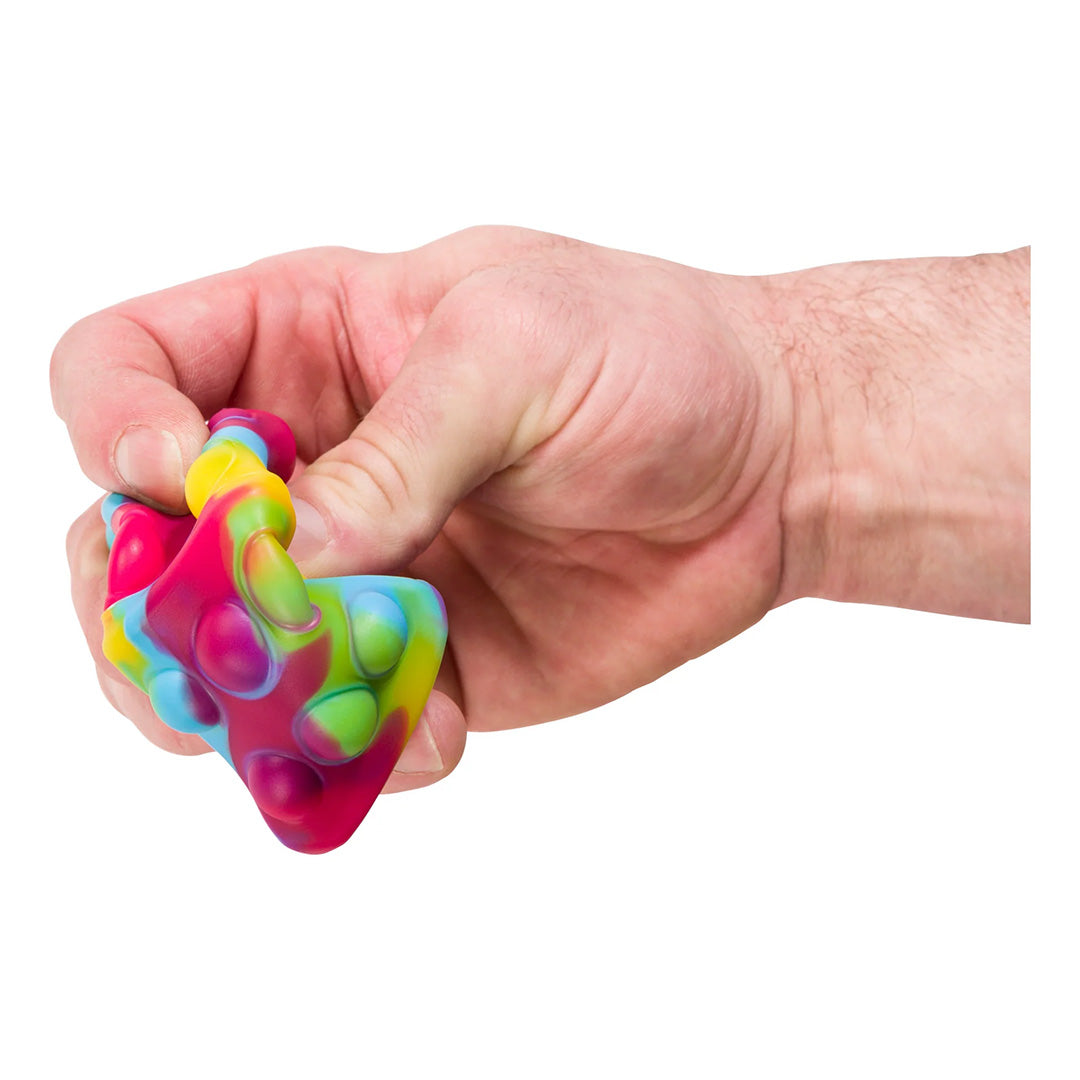 Poppin' Dice - Rainbow Squishy Toy