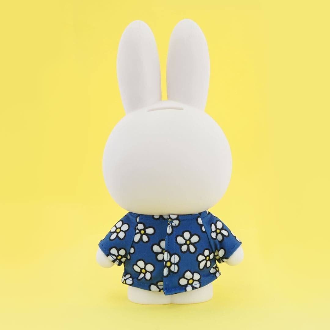 NEW Large Miffy Coin Bank Wearing Dress