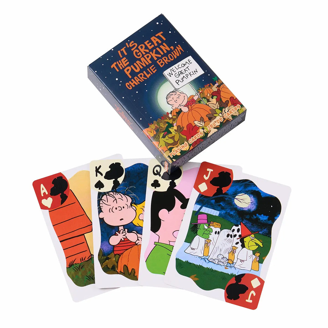 Peanuts It’s A Great Pumpkin Halloween Playing Cards