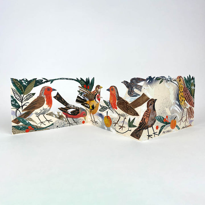Winter Feast Collage Card