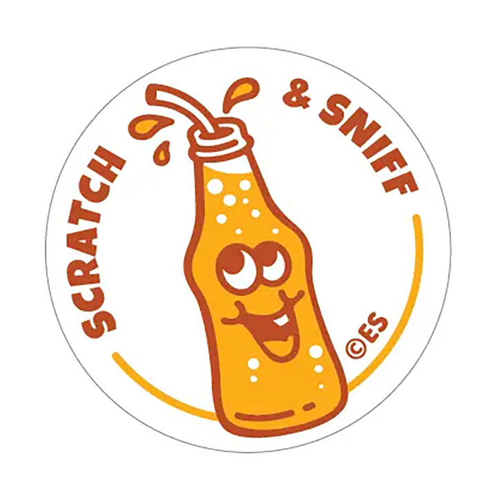 Orange Soda Scratch & Sniff Stickers