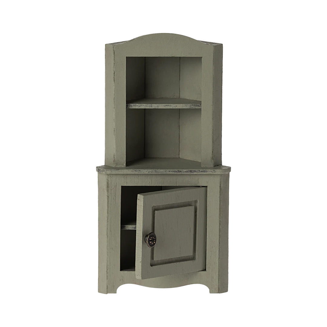 Corner Cabinet, Mouse- Light Green