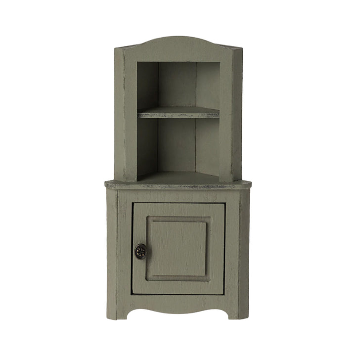 Corner Cabinet, Mouse- Light Green