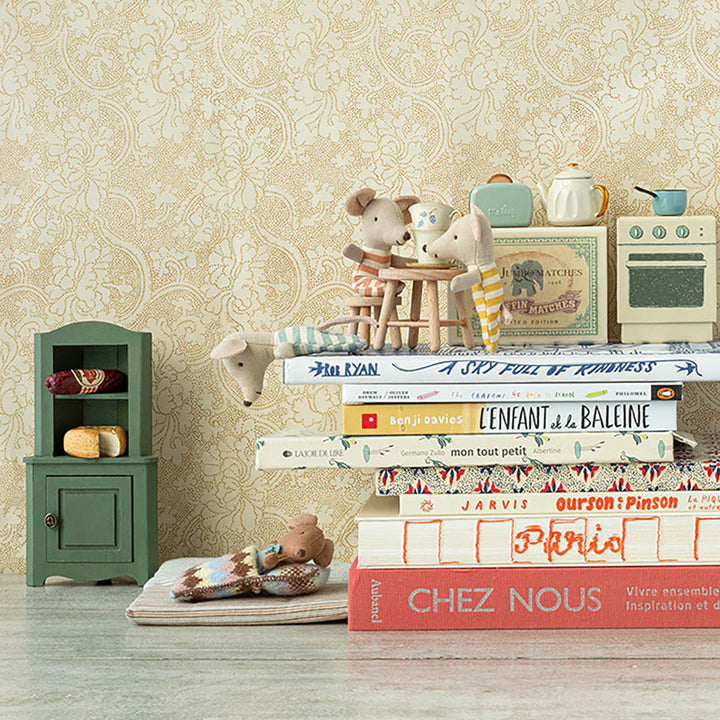 Corner Cabinet, Mouse- Dark Green