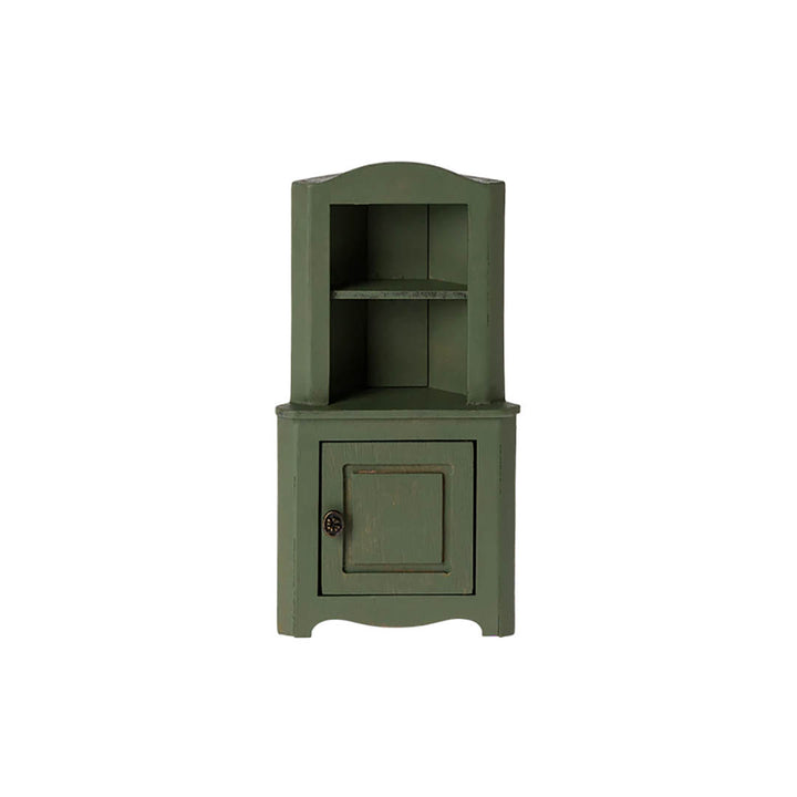 Corner Cabinet, Mouse- Dark Green