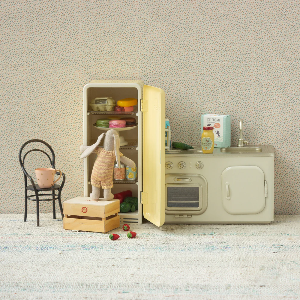 Miniature Fridge - Yellow