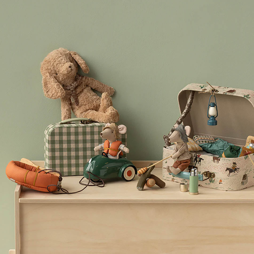 Car, Mouse - Dark green