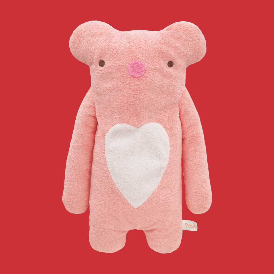 NEW Japanese Fumofumo-san Kokomo Koala Pink Heart Doll