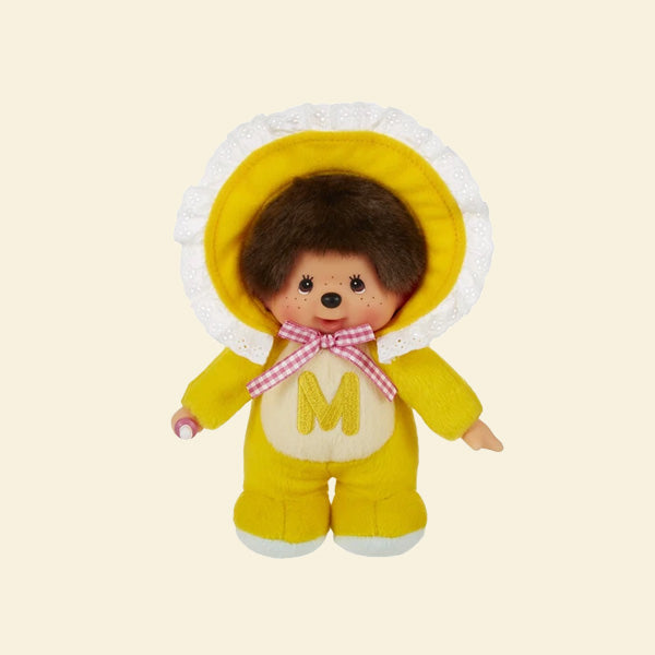 NEW Limited Monchichi- Retro Yellow Mascot