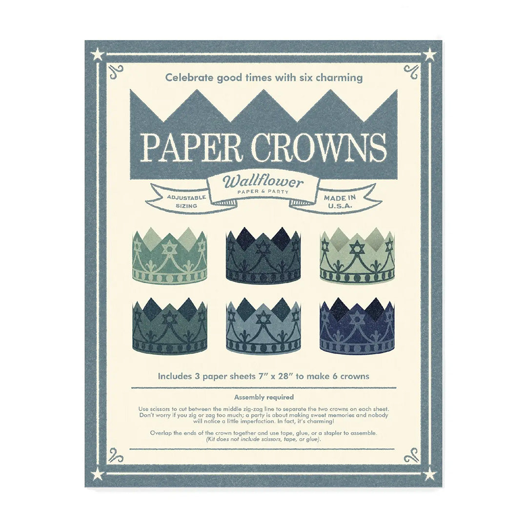 Hanukkah Paper Crowns