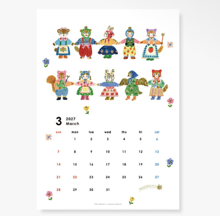 Aiko Fukawa 2027 Calendar