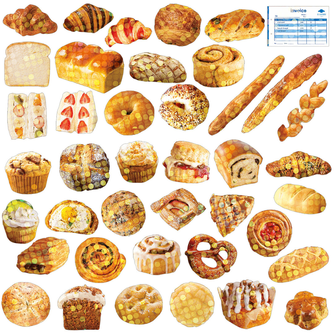 Japanese 40 Pc. Sticker Set- Bakery