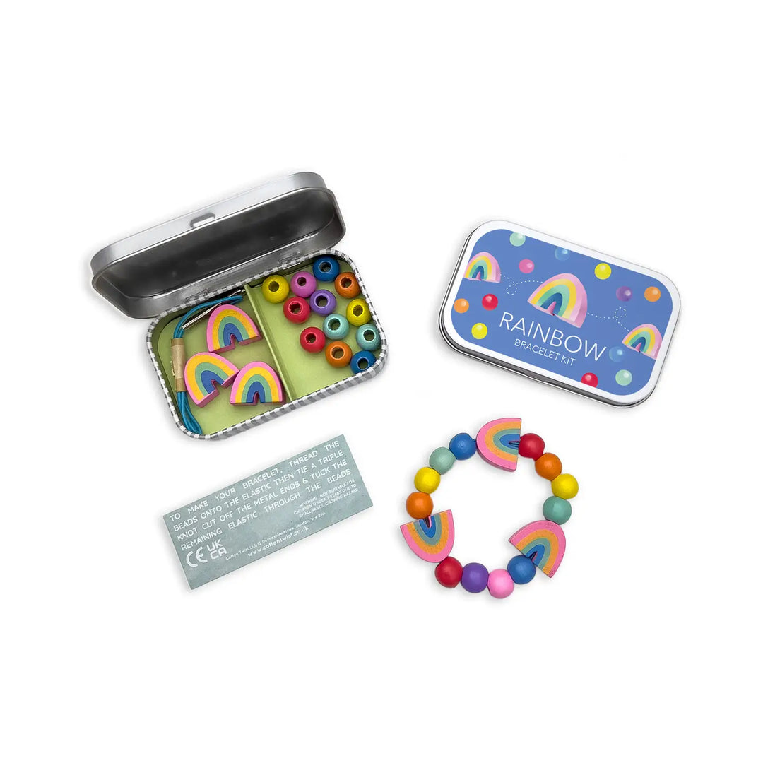 NEW Rainbow Bracelet Tin Gift Kit