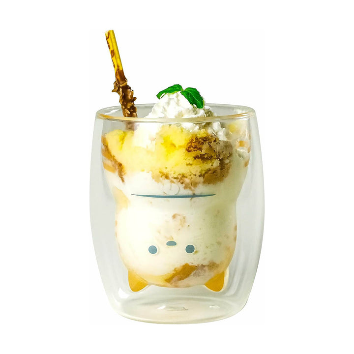 NEW Neko Glass Cat Double Walled Tumbler - Tora