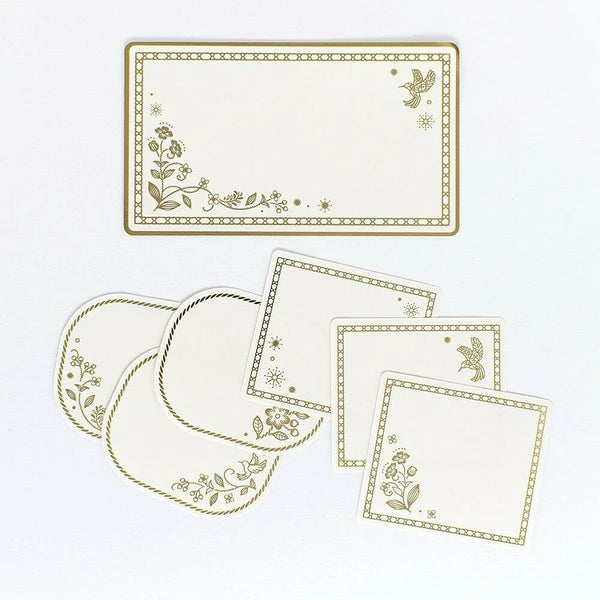 Foiled Sticker Tags Set