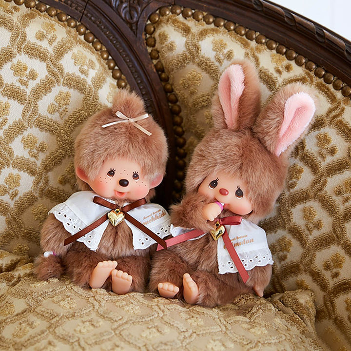 NEW Monchhichi Girl Sweet Brown Series Doll