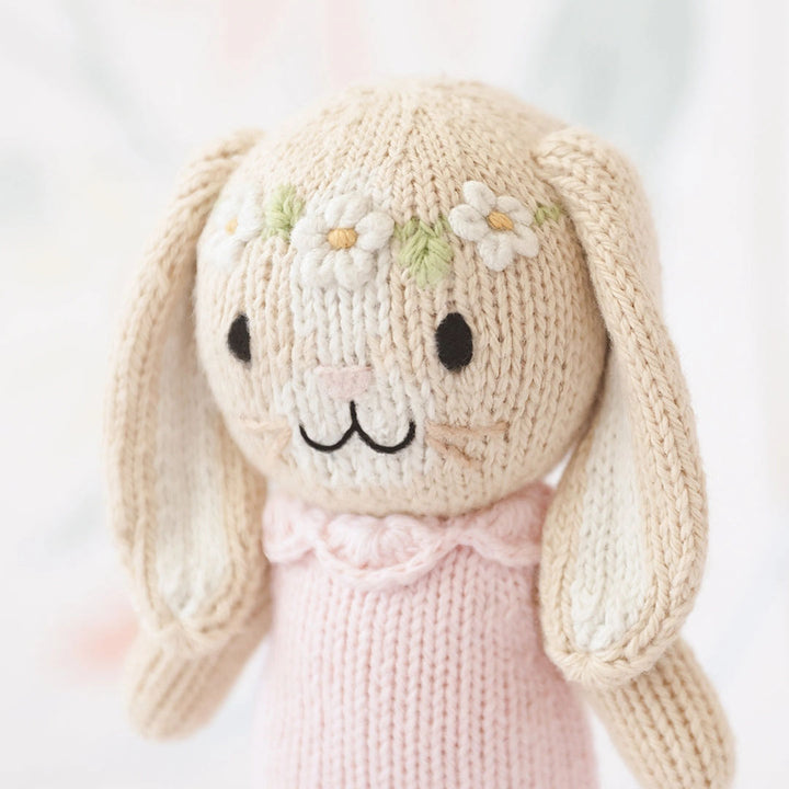 Tiny Hannah the Bunny Knit Doll (Blush)