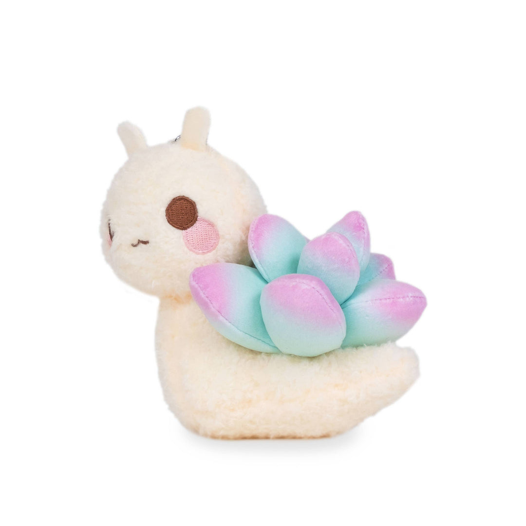 NEW Mini Sage Keychain (Cute Kawaii Succulent Snail Plush Clip)