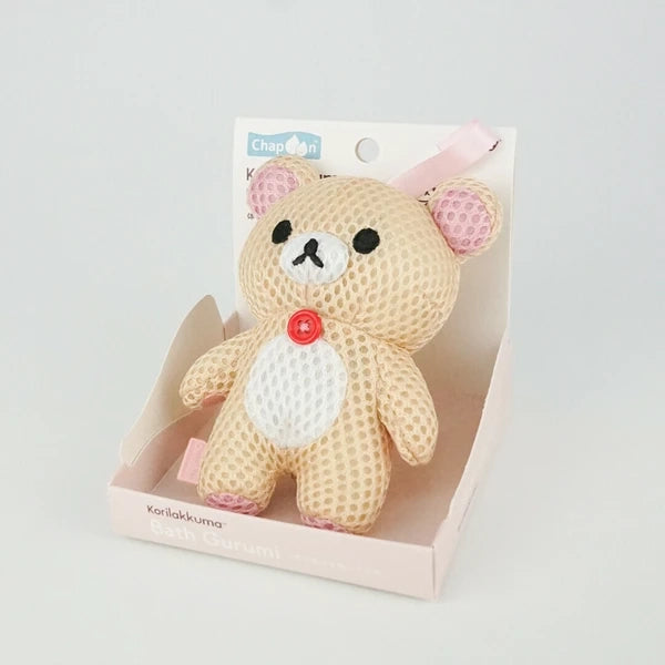 NEW Japanese Korilakkuma Bath Sponge with Bell